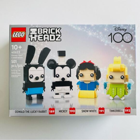 Lego | Brickheadz Disney 100 Celebration NWT 40622 501 Pieces - Picture 1 of 9